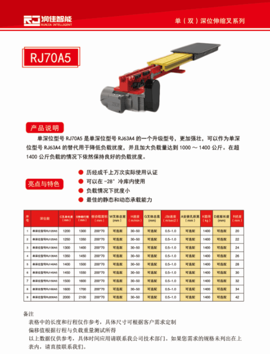 自動伸縮貨叉 堆垛機(jī)雙向自動伸縮貨叉