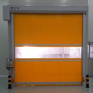宿遷PVC工業卷簾自動感應門適用廠房車間